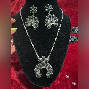 Western Necklace and Belt Set